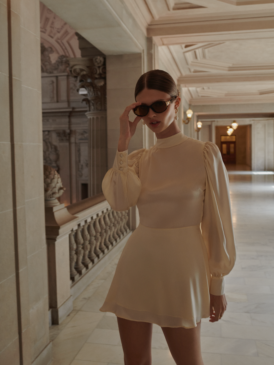 astrid silk dress ASTRID ELIZABETH FILLMORE